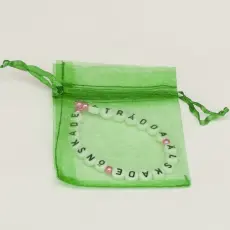 Tygpåse organza 7x9 cm, Grön (st)