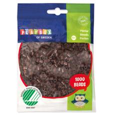 Rörpärlor midi 5 mm, Brun (1000 st)