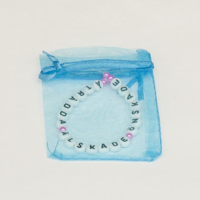 Tygpåse organza 7x9 cm, Blå (st)