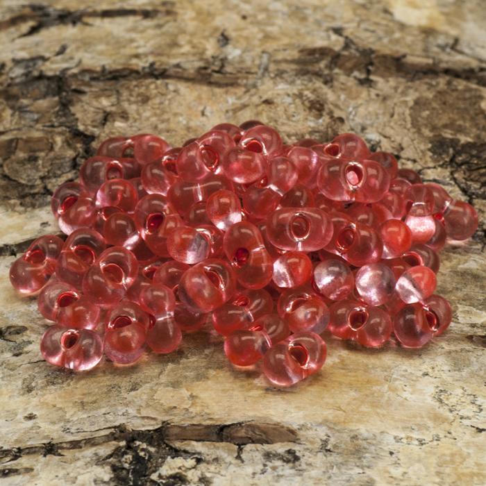Farfalle transparent 3x6 mm, Rosa (15g)