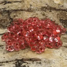 Farfalle transparent 3x6 mm, Rosa (15g)