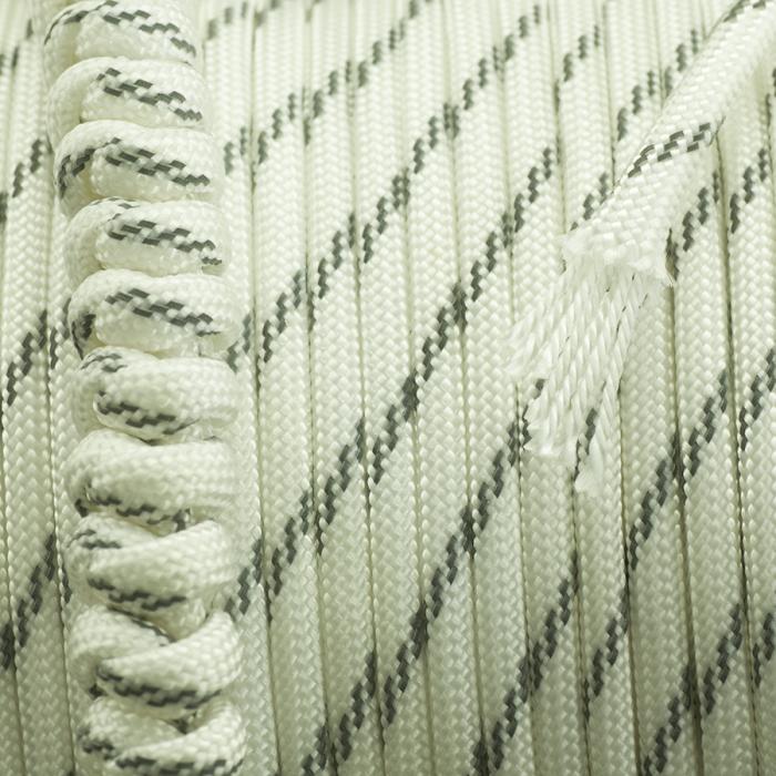Paracord 550 Reflex, White (meter)