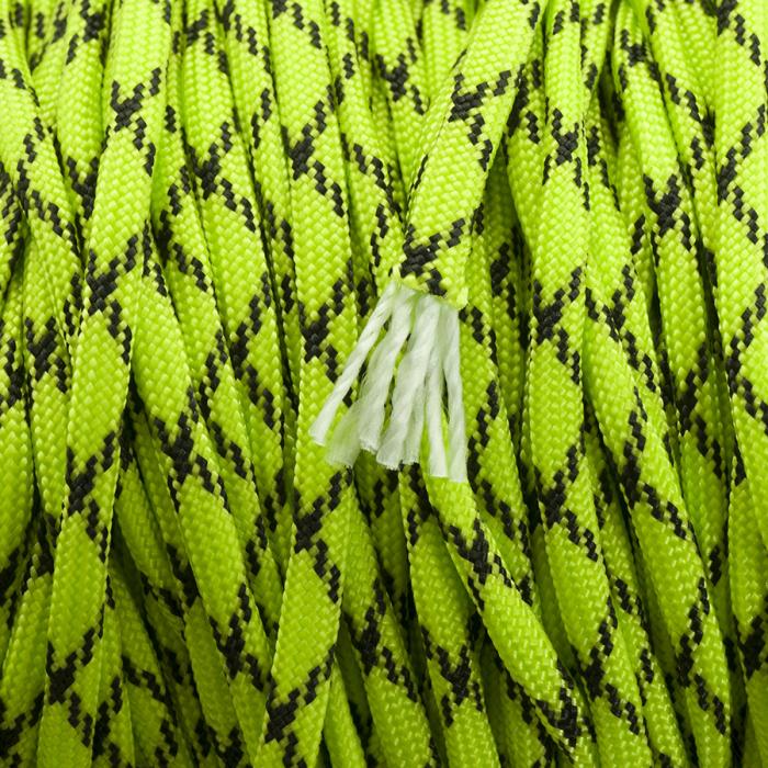 Paracord 4 mm, Gröngul/Svart (meter)