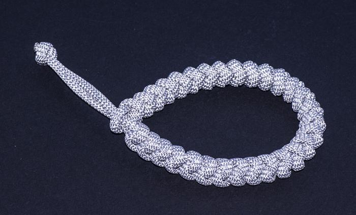 Paracord 550 Reflex, Light Grey - Wave (meter)