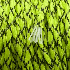 Paracord 4 mm, Gröngul/Svart (meter)