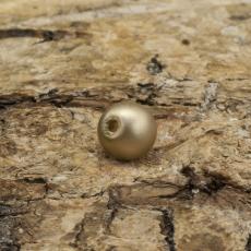 Vaxad glaspärla matt 4 mm, Beige (60st)