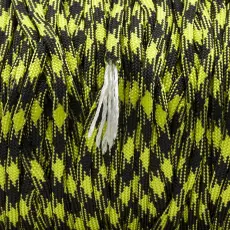 Paracord 4 mm, Svart/Grön (meter)