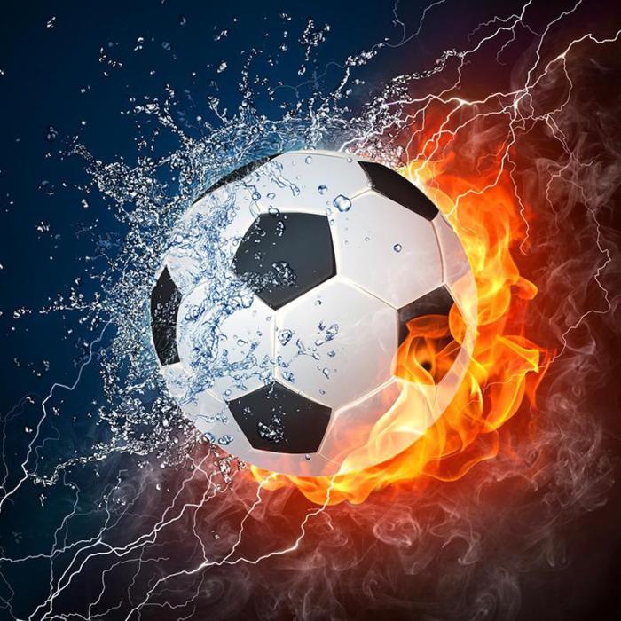Diamond Painting Canvas 40 x 50 cm, Fotboll