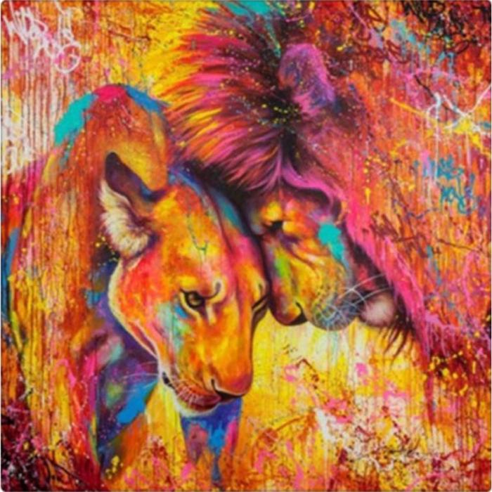 Diamond Painting Canvas 40 x 50 cm, Oändlig kärlek