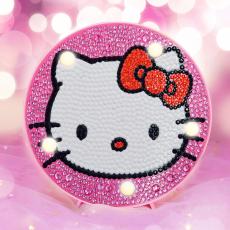 Diamond Painting Lampa, Hello Kitty