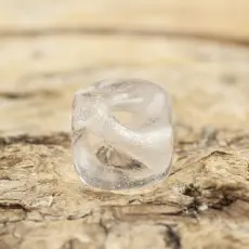 Glaspärla Fantasi 7 mm, Klar (25st)