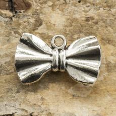 Berlock Rosett 19x11 mm, Antiksilver (3st)
