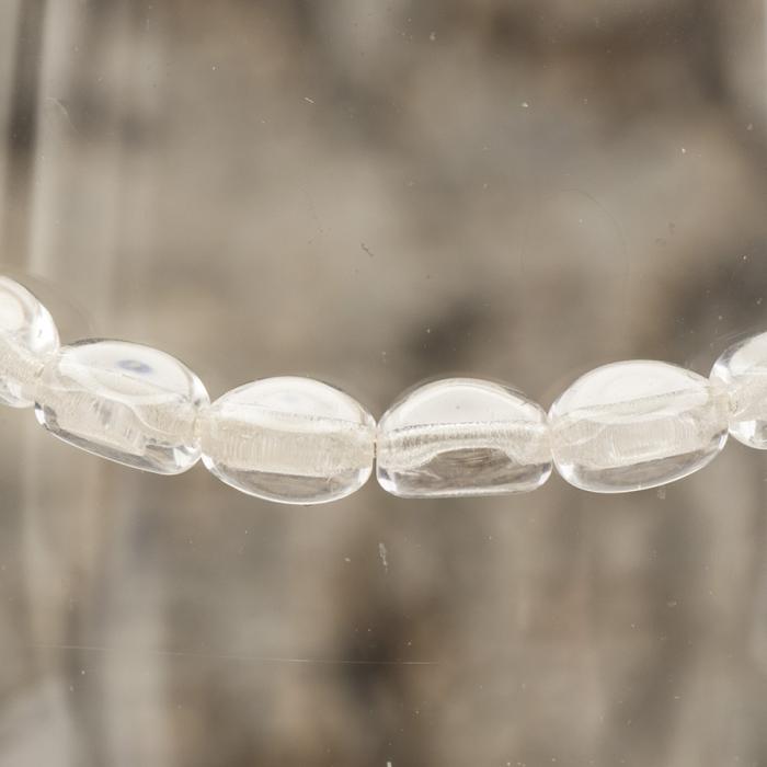 Glaspärla Tresidig 4,5x7 mm, Ljusrosa (20st)