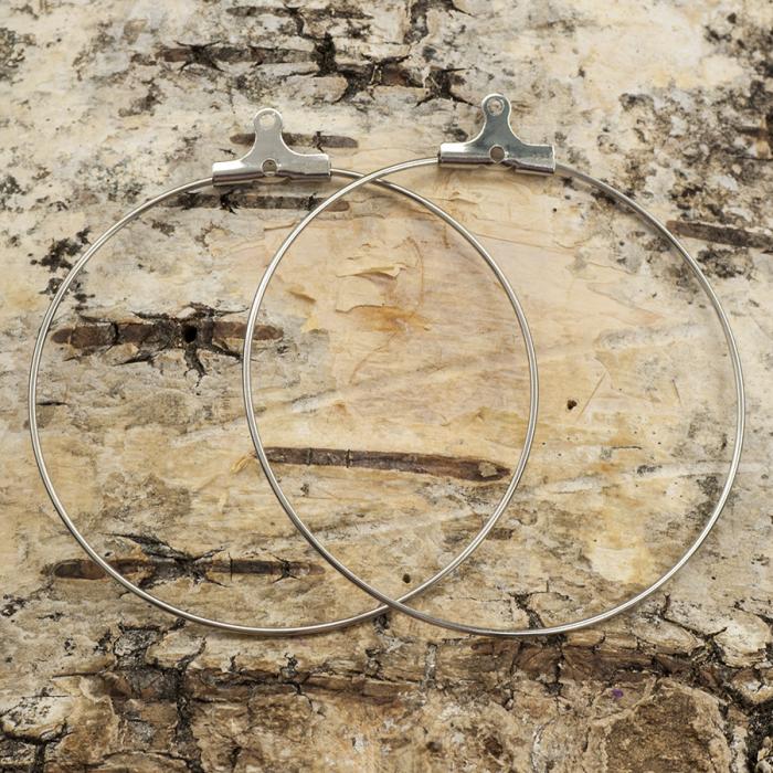 Örhänge Creol i Rostfritt stål, 46 mm (1par)