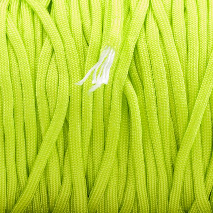Paracord 4 mm, Gulgrön (meter)