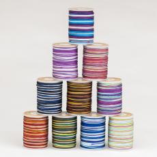 Polyestertr&aring;d 0,6 mm, Multif&auml;rg (10 rullar)