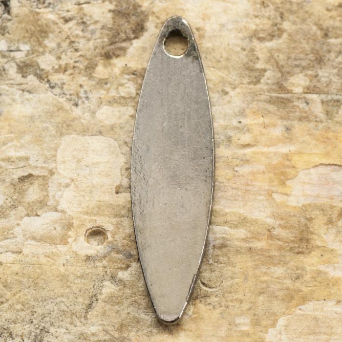 Berlock Löv, 4x15 mm, Svart (10st)