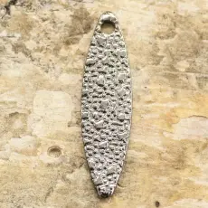 Berlock Löv, 4x15 mm, Svart (10st)