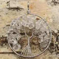 Hänge "Tree of life" 52x62 mm, Klar (st)