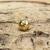 Randig kula 4 mm, Guld (10st)