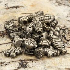 Metallpärlor mix 6-19 mm (50g)