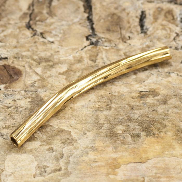 Mellandel Vriden tub 1,5x19 mm, Guldfärg (5st)