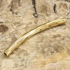 Mellandel Vriden tub 1,5x19 mm, Guldfärg (5st)