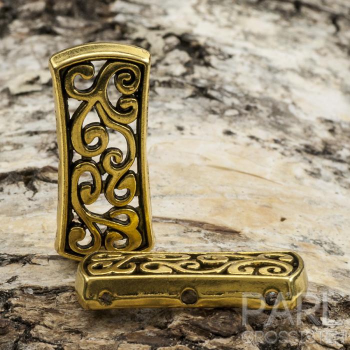 Avdelare Slinga 12x26 mm, Antikguld (st)