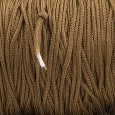 Paracord 2 mm, Brun (meter)
