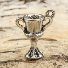Berlock Trofé 16x20 mm, Antiksilver (st)
