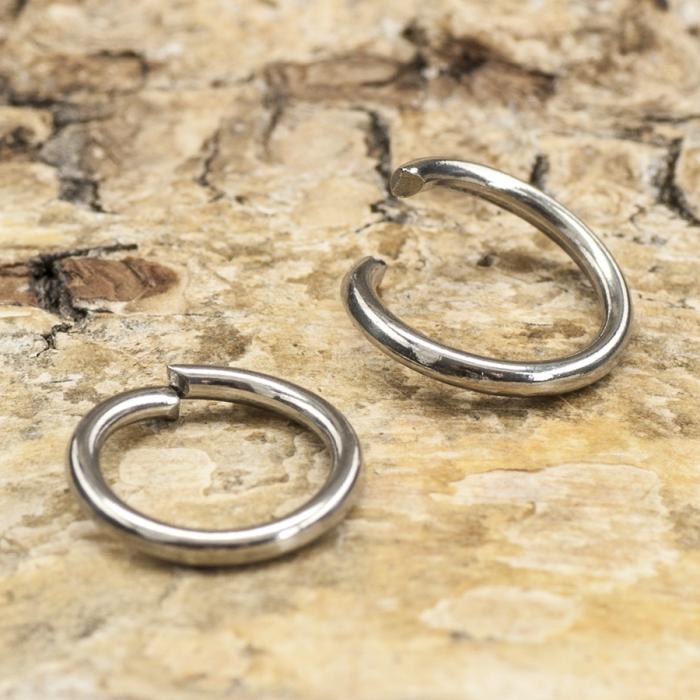 Ring öppningsbar i Rostfritt stål 10 mm (20st)