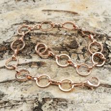 Armlänk 173x8 mm, Roseguld (st)