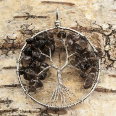 Hänge "Tree of life" 50x62 mm, Grå (st)