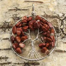 Hänge "Tree of life" 50x62 mm, Brun (st)