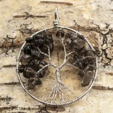 Hänge "Tree of life" 50x62 mm, Grå (st)