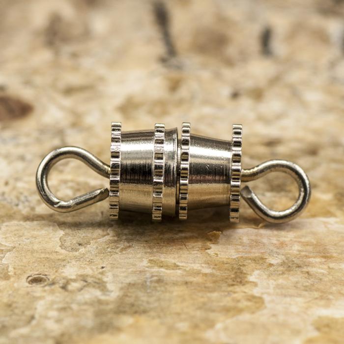 Skruvlås 14x5 mm, Platinafärg (5st)