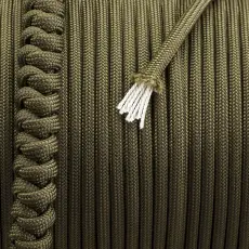 Paracord 550, Dark Khakigreen (meter)
