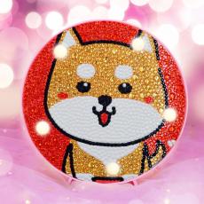 Diamond Painting Lampa, Hund