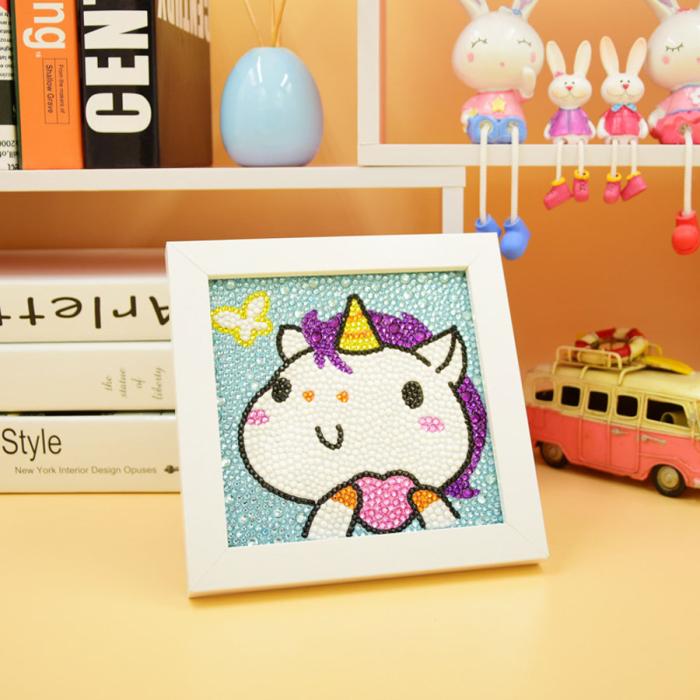 Diamond Painting med ram, Unicorn