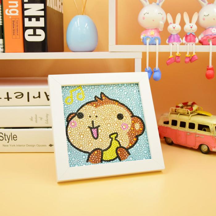 Diamond Painting med ram, Monkey