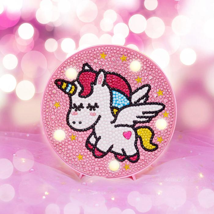 Diamond Painting Lampa, Unicorn