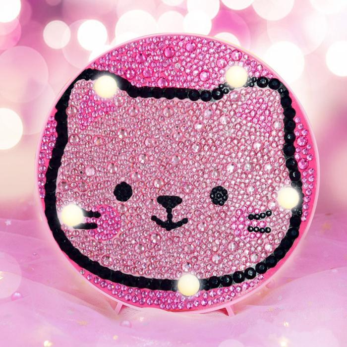 Diamond Painting Lampa, Katt