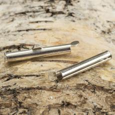 Bandavslut Tub 6x30 mm, Silverfärg (st)