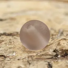 Frostad glaspärla 6 mm, Ljuslila (40st)
