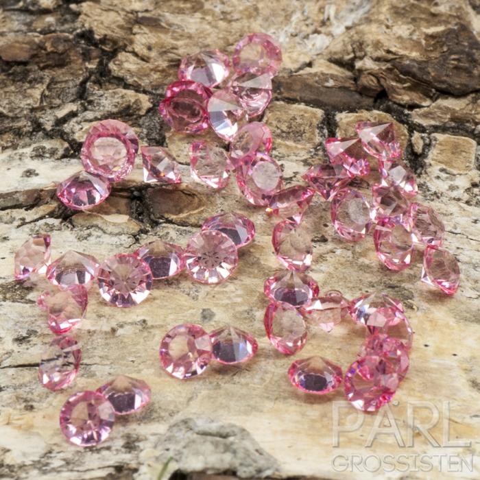 Strass-sten 3x2 mm, Rosa (5gr)