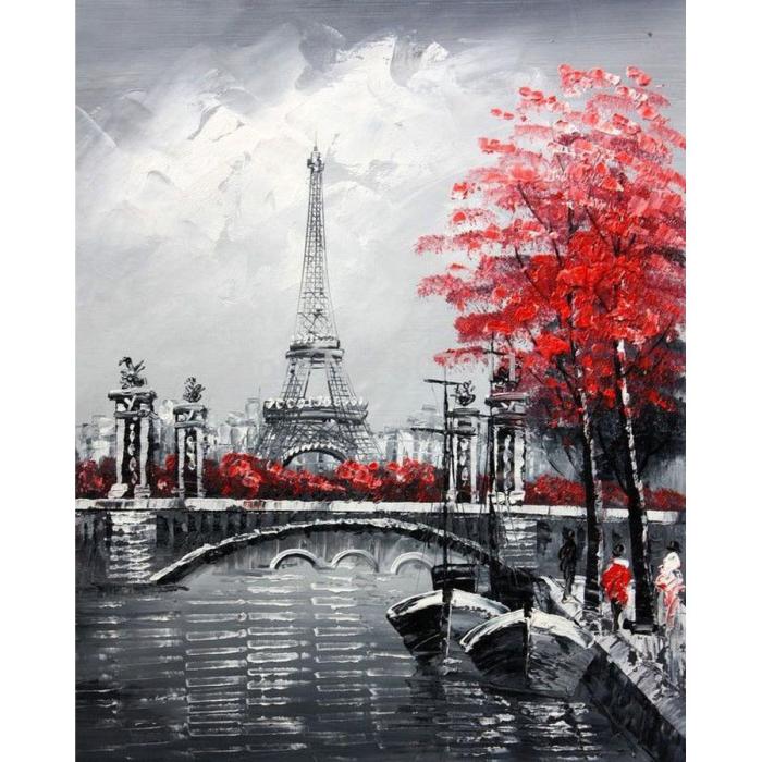 Diamond Painting Canvas 30 x 40 cm, Mono-Paris