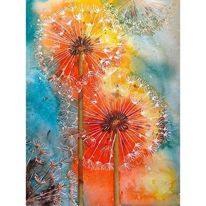Diamond Painting Canvas 40 x 50 cm, Dandelions