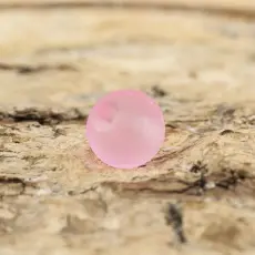 Frostad glaspärla 4 mm, Rosa (60st)