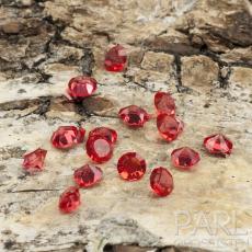Strass-sten 3x2 mm, Röd (5gr)