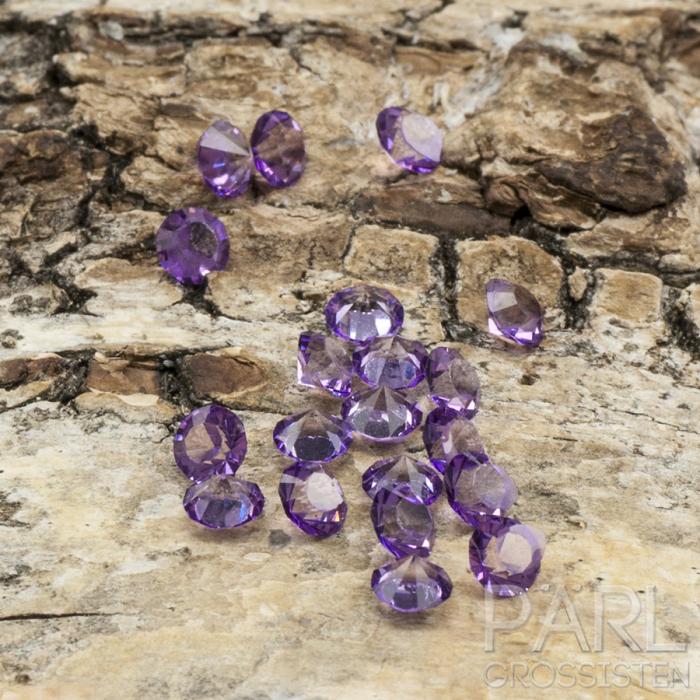Strass-sten 3x2 mm, Lila (5gr)